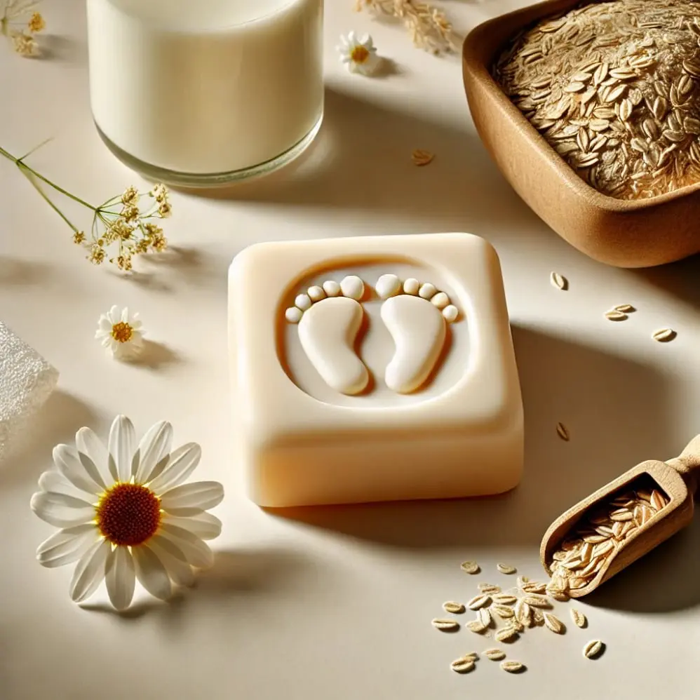 Goat Milk, Chamomile, Oats, Ylang Ylang